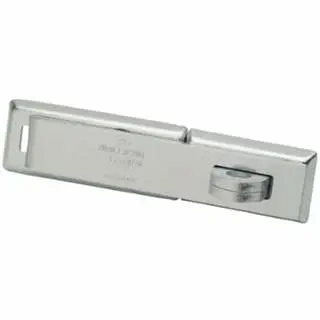 American Lock Straight Bar Hasp, 1-5/8 W x 7-1/4 L, Silver, Single piece per pack, A825