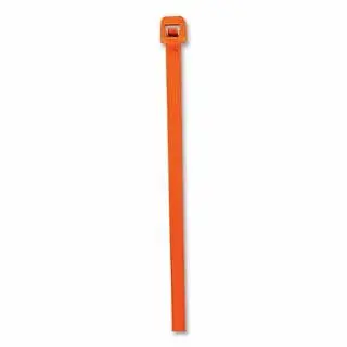 ANCHOR Brand General Purpose Cable Ties, 30 lb Tensile Durability, 5.7 L, Hi-Vis Orange, 100 per Package, 102-530ORG