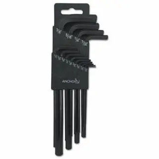 ANCHOR Brand Hex Key Sets Holders, 13 per set, SAE, 6 Sets, 103-50-013