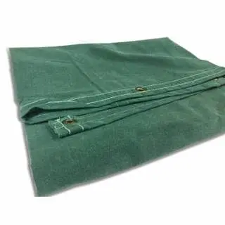 ANCHOR Brand Preserveive Tarp, 12 ft W x 14 ft L, Mildew/Water Resistant, Canvas, Forest Green, 103-92557