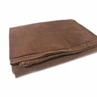 ANCHOR Brand Preserveive Tarp, 10 ft W x 14 ft L, Mildew/Water Resistant, Canvas, Brown, 103-92567