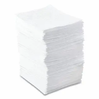 ANCHOR Heavy Brand Oil-Only Sorbent Pad, Heavy-Weight, Absorbs 34 gallon, 15 x 17 , 200 per Bale, 103-AB-BPO200 ANCHOR Brand