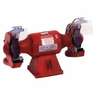 BALDOR ELECTRIC Big Fire Red Grinders, 8 , 3/4 hp, Single Phase, 3,600 rpm, 812RE