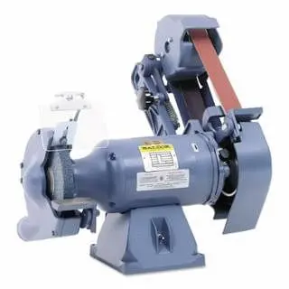 BALDOR ELECTRIC Stationary Abrasive Belt Grinder, 2 x 48 , 80 Grit, 1 1/2 HP, 3600 rpm, 2048-153D