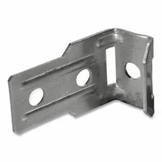 BAND-IT L-Mount Right Angled Mounting Bracket, 200/300 Stainless Carbon Steel, 50 per Box, 1 Box, D00799