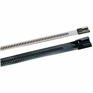 BAND-IT Slim Multi-Lok Uncoated Ties, 250 lb Tensile Durability, Raw, 6 , 100 per package, AE6019