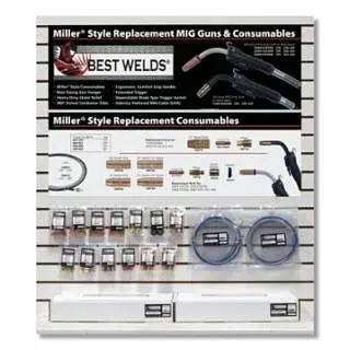 BEST WELDS Miller Style Replacement MIG Guns & Consumables Presentation, 900-MM-DW1