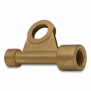 BEST WELDS Power Cable Modifyer, 3/8 -24 TPI, Brass, Rh Series 9 & 17 Torches, 900-105Z57