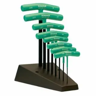 Bondhus Regular Set 8 Star T-Handles - Graduated Length - T9-T40, 33034