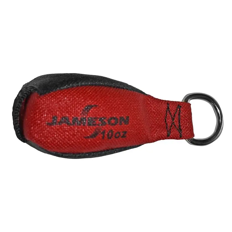 Jameson Red & Matte Black Throw Bag, 10-ounce, 12-Pack, TB-10