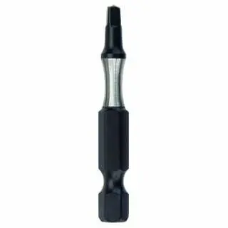 Milwaukee Shockwave Insert Power Bit, #2, Square Recess, 2" L, 48-32-4472