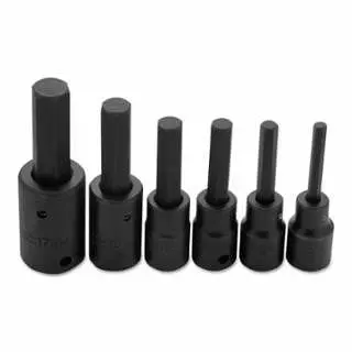 Proto Contemporary Torqueplus 6 Piece Metric Hex Bit Impact Socket Sets, 1/2", J74252