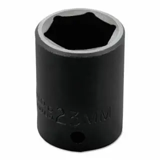 Proto Distinctive Torqueplus Metric Impact Sockets 1/2" 1/2" Drive, 23 mm, 6 Points, J7423M