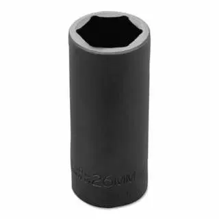 Proto Guard Torqueplus Metric Deep Impact Sockets 1/2" 1/2" Drive, 26 mm, 6 Points, J7326M