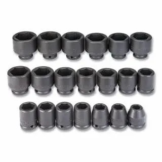Proto Torqueplus Impact Socket Set, 3/4" Drive, Alloy Steel, J72103