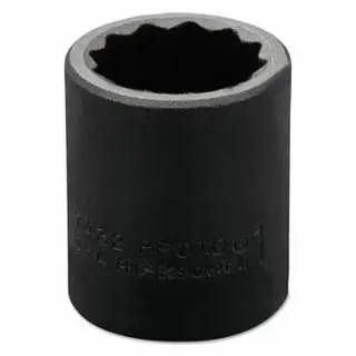 Proto Torqueplus Impact Sockets, 1/2" Drive, 1 1/16" Opening, 6 Points, J7434H