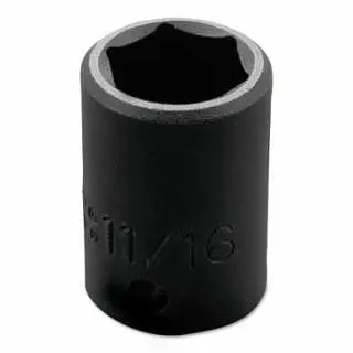 Proto Torqueplus Impact Sockets, 1/2" Drive, 11/16" Opening, 6 Points, J7422H