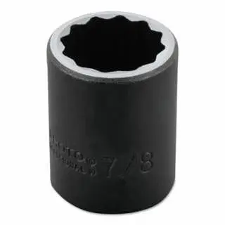 Proto Torqueplus Impact Sockets, 1/2" Drive, 7/8" Opening, 12 Points, J7428
