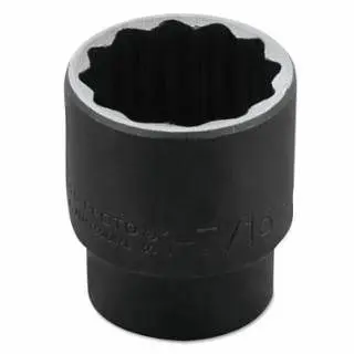 Proto Torqueplus Impact Sockets, 1/2" Drive, 1 7/16" Opening, 12 Points, J7446