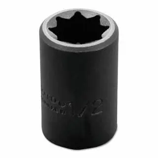 Proto Torqueplus Impact Sockets, 1/2" Drive, 1/2" Opening, 8 Points, J7416S
