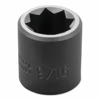Proto Torqueplus Impact Sockets 3/8" 3/8" Dr, 9/16" 8 Pt, J7218S
