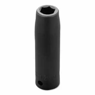Proto Torqueplus Metric Deep Impact Sockets 1/2" 1/2" Drive, 12 mm, 6 Points, J7312M