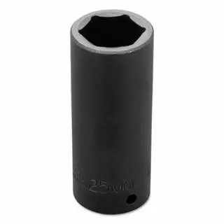Proto Torqueplus Metric Deep Impact Sockets 1/2" 1/2" Drive, 25 mm, 6 Points, J7325M