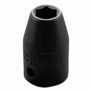 Proto Torqueplus Metric Impact Sockets 1/2" 1/2" Drive, 10 mm, 6 Points, J7410M