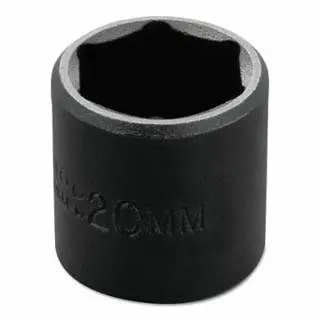Proto Torqueplus Metric Impact Sockets 3/8" 3/8" Drive, 20 mm, 6 Points, J7220M