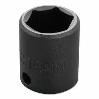Proto Torqueplus Metric Impact Sockets 3/8" 3/8" Drive, 16 mm, 6 Points, J7216M