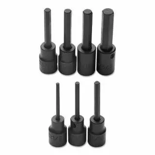 Proto Tough 7-piece Hex Bit Impact Socket Set, 3/8" Drive, J72152