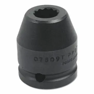 Proto Traditional ProtoGrip Hi Durability Magnetic Impact Sockets, Power, 3/8" Dr, 13 mm, 6 Pt, J7213MPF