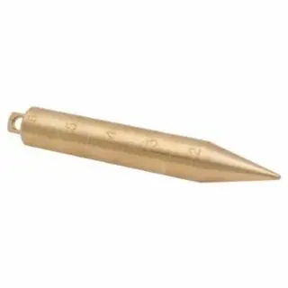 U.S. Hand Tape Tank Gauging Plumb Bobs, 16 Oz, Copper Alloy, English, Quantity: 1 piece, 58898 U.S. Tape