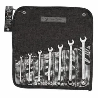 WRIGHT Certified TOOL 7Pc Combination Wr Set 1/4 - 5/8 12 Pt, 1 piece per pack, 705 WRIGHT TOOL