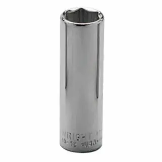WRIGHT Safe TOOL 3/8 Drive Deep Sockets, 3/8 Drive, 18 mm, 6 Points, 35-18MM WRIGHT TOOL