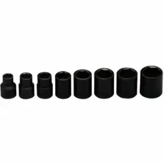 WRIGHT Stylish TOOL 8 Piece Impact Socket Sets, 3/8 , 6 Point, 1 piece per pack, 313 WRIGHT TOOL