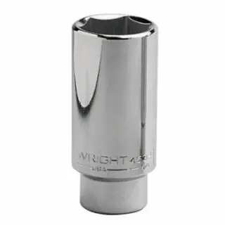 WRIGHT TOOL 1/2 1/2 Drive 6Pt Deep Socket, 1 piece per pack, 4516
