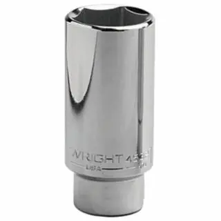 WRIGHT TOOL 1/2 Drive Deep Sockets, 1/2 Drive, 1 1/2 , 12 Points, 4648