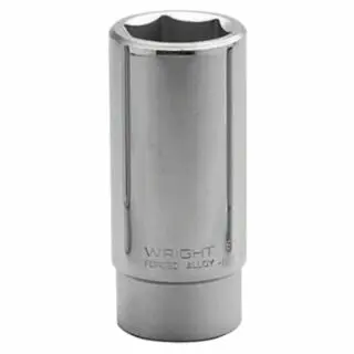 WRIGHT TOOL 3/4 Drive Deep Sockets, 3/4 Drive, 1 5/16 , 6 Points, 6542