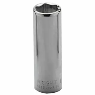 WRIGHT TOOL 3/8 Drive Deep Sockets, 3/8 Drive, 1/2 , 6 Points, 1 piece per pack, 3516