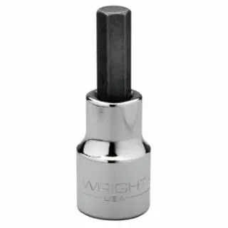 WRIGHT TOOL 1/2 Drive Hex Bit Sockets, 1/2 Drive, 14 mm Tip, 1 piece per pack, 42-14MM