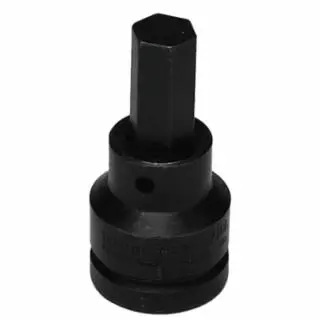WRIGHT TOOL 3/4 Drive Impact Hex Bit Sockets, 3/4 Drive, 17 mm Tip, 62-17MM