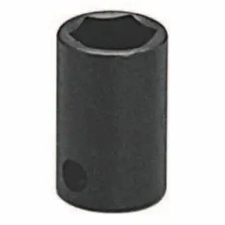 WRIGHT TOOL 3/8 Drive Quality Impact Sockets, 3/8 Drive, 8 mm, 6 Points, 38-08MM