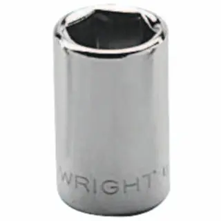 WRIGHT TOOL 1/4 Drive Quality Sockets, 1/4 Drive, 7/16 , 6 Points, 2014