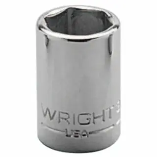 WRIGHT TOOL 3/8 Drive Quality Sockets, 3/8 Drive, 7/8 , 6 Points, 3028