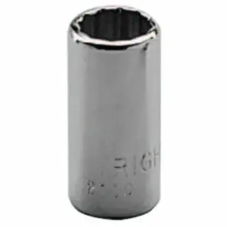 WRIGHT TOOL 1/4 Drive Quality Sockets, 1/4 Drive, 5/16 , 12 Points, 2110