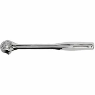 WRIGHT TOOL 1/2 Drive Ratchets, Round 11 , Chrome-Plated, Contour Handle, 4490
