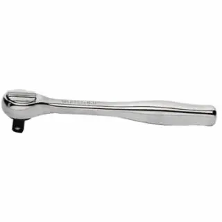 WRIGHT TOOL 1/4 Drive Ratchets, Round, 4 3/4 , Chrome-Plated, Contour Grip, 2426