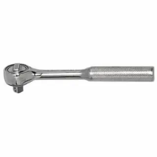 WRIGHT TOOL 3/8 Drive Ratchets, Round, 7 , Decorative Chrome, 1 piece per pack, 3426