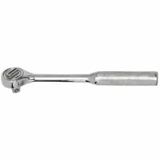 WRIGHT TOOL 1/2 Drive Ratchets, Round 10 1/4 , Triple Chrome, Knurled Handle, 4426